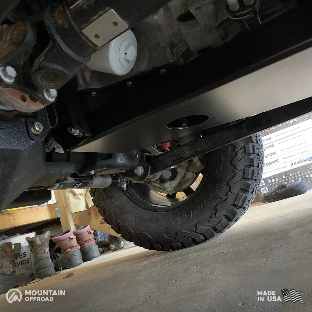 Oil Pan / Transmission Skid Plate for Jeep Wrangler JL with 2.0L Turbo (2018+)-M.O.R.E.