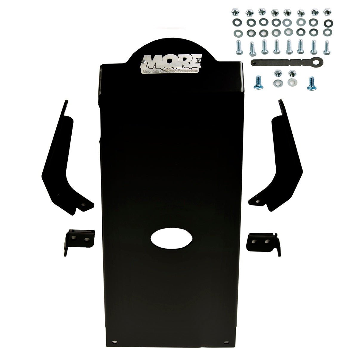 Oil Pan / Transmission Skid Plate for Jeep Wrangler TJ with 4.0L (1997-02) Aluminum-M.O.R.E.