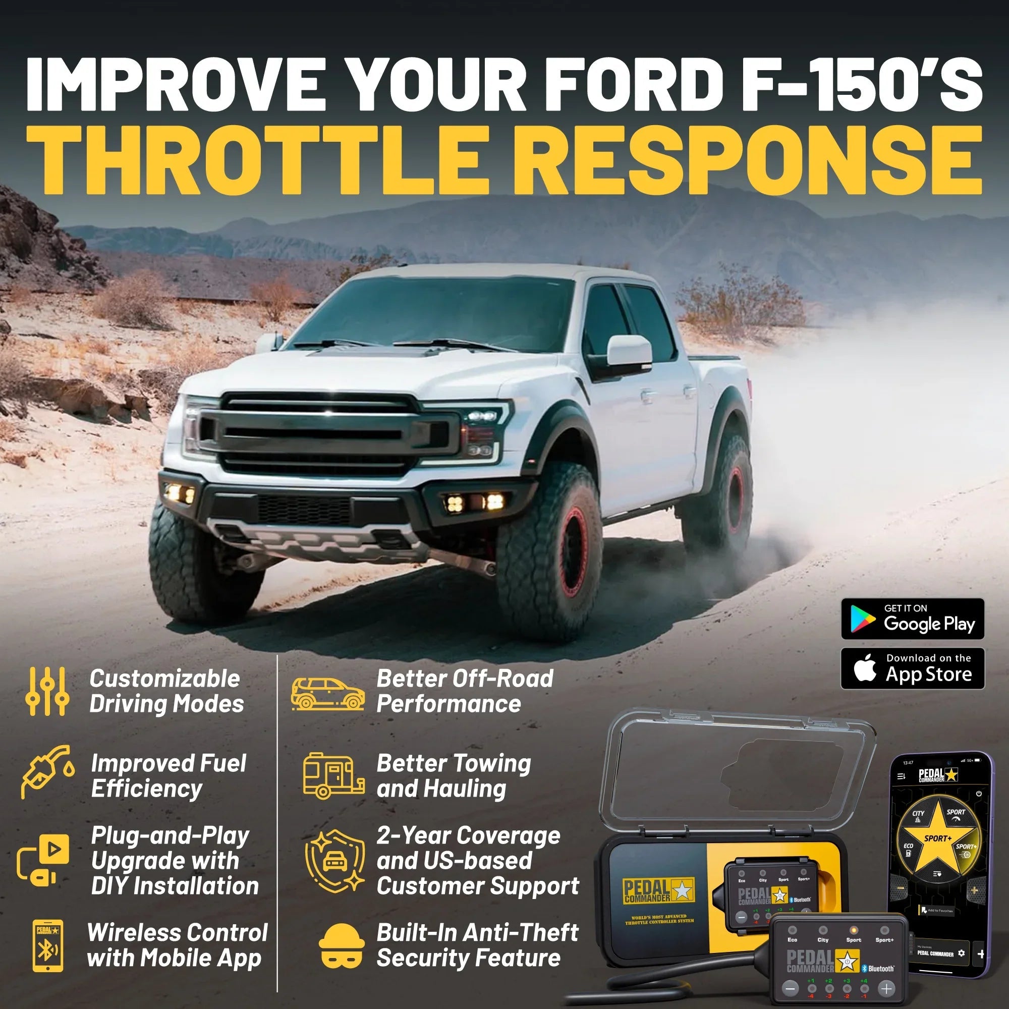 Pedal Commander for Ford F150-M.O.R.E.