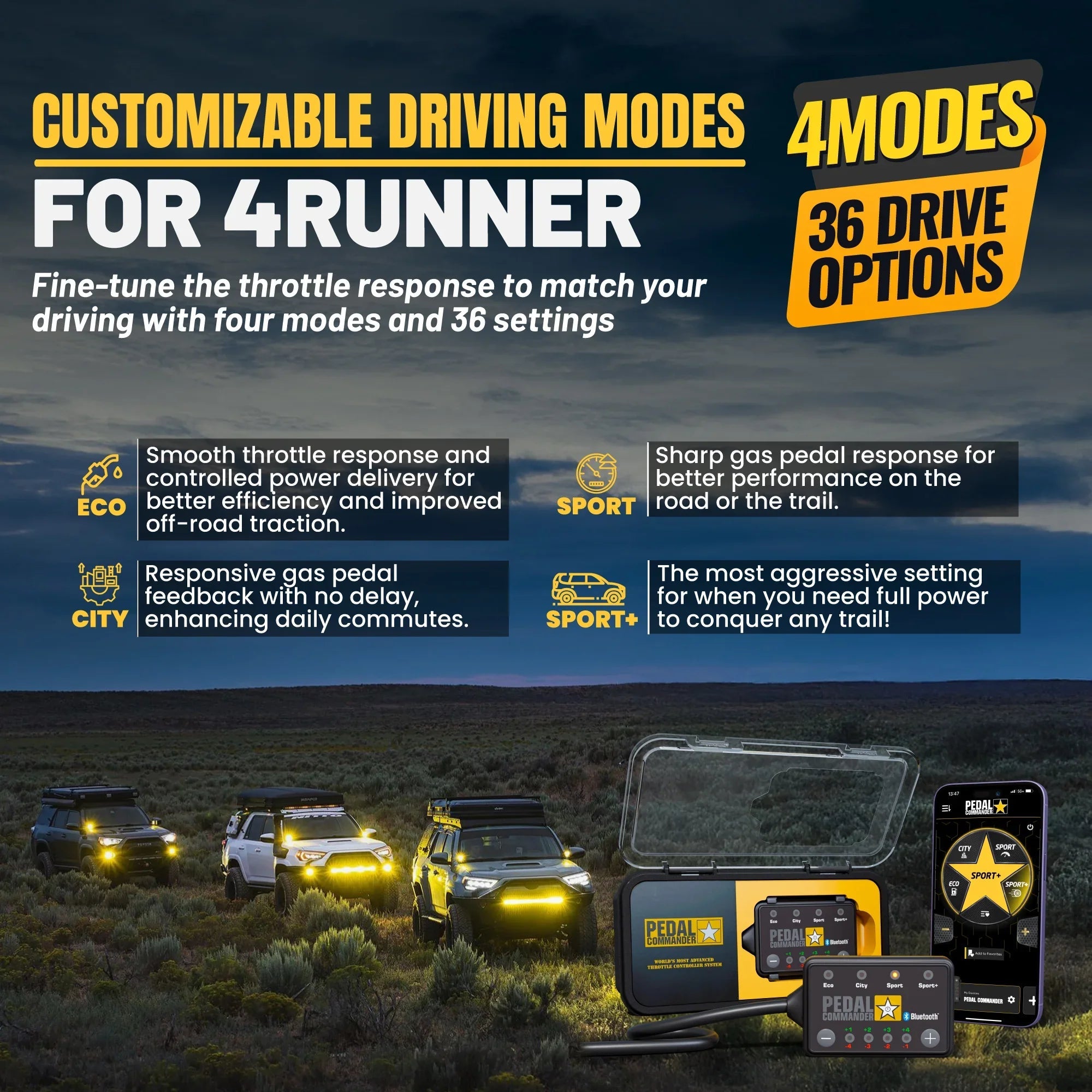 Pedal Commander for Toyota 4Runner-M.O.R.E.