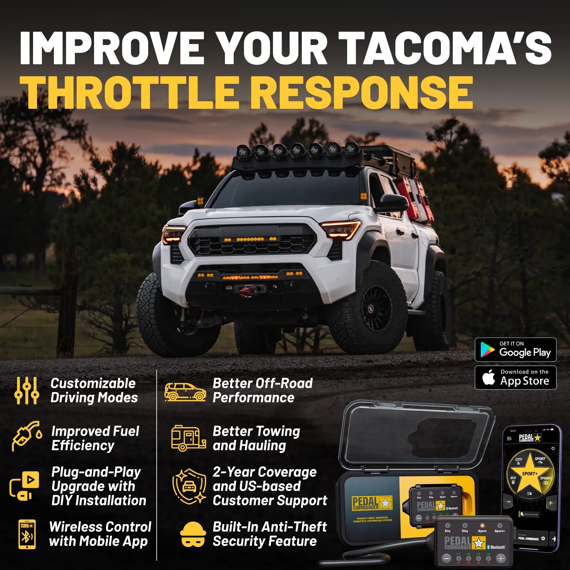 Pedal Commander for Toyota Tacoma-M.O.R.E.