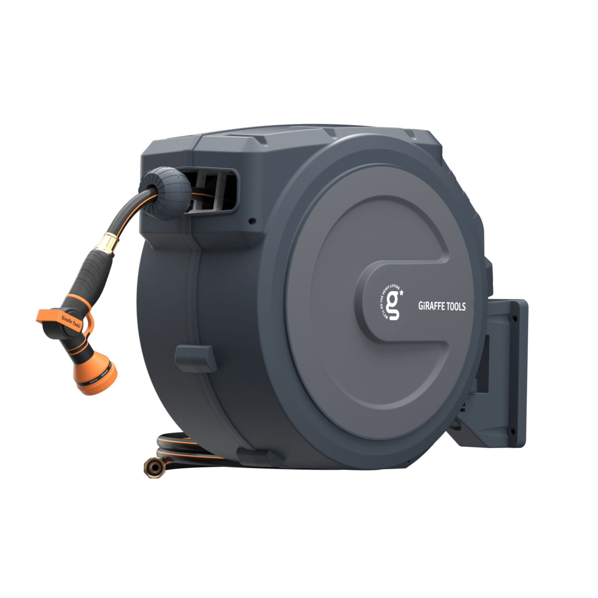 Retractable Garden Hose Reel-1/2in-100ft-M.O.R.E.