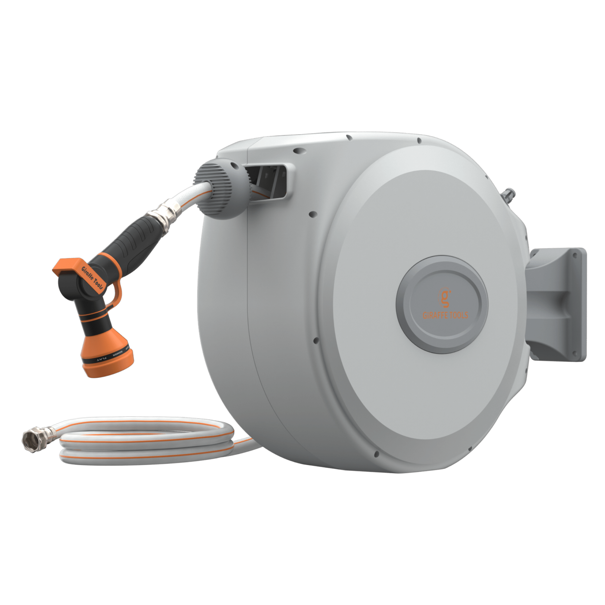 Retractable Garden Hose Reel 62ft-155ft-M.O.R.E.