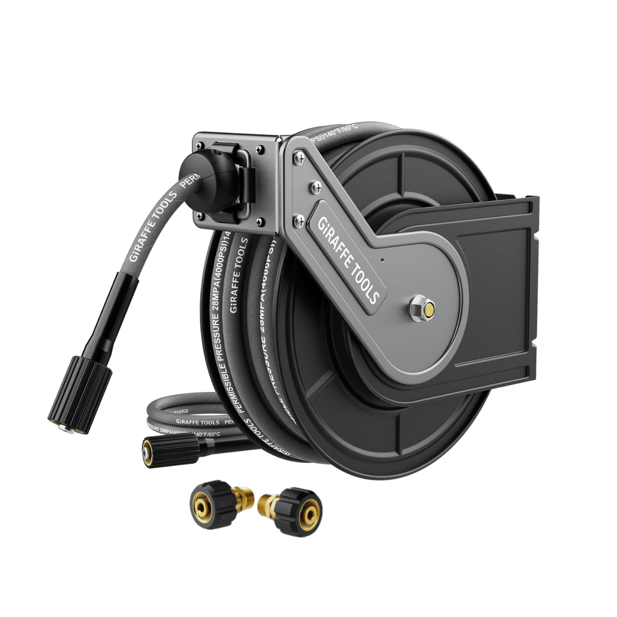 Retractable Pressure Hose Reel-1/4in-M.O.R.E.