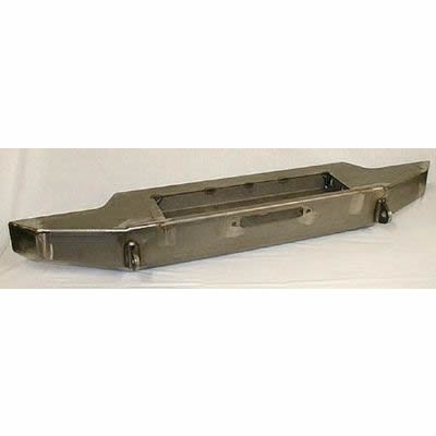 "Rock Proof" Front Bumper: Straight for Jeep CJ (1976-86)-M.O.R.E.