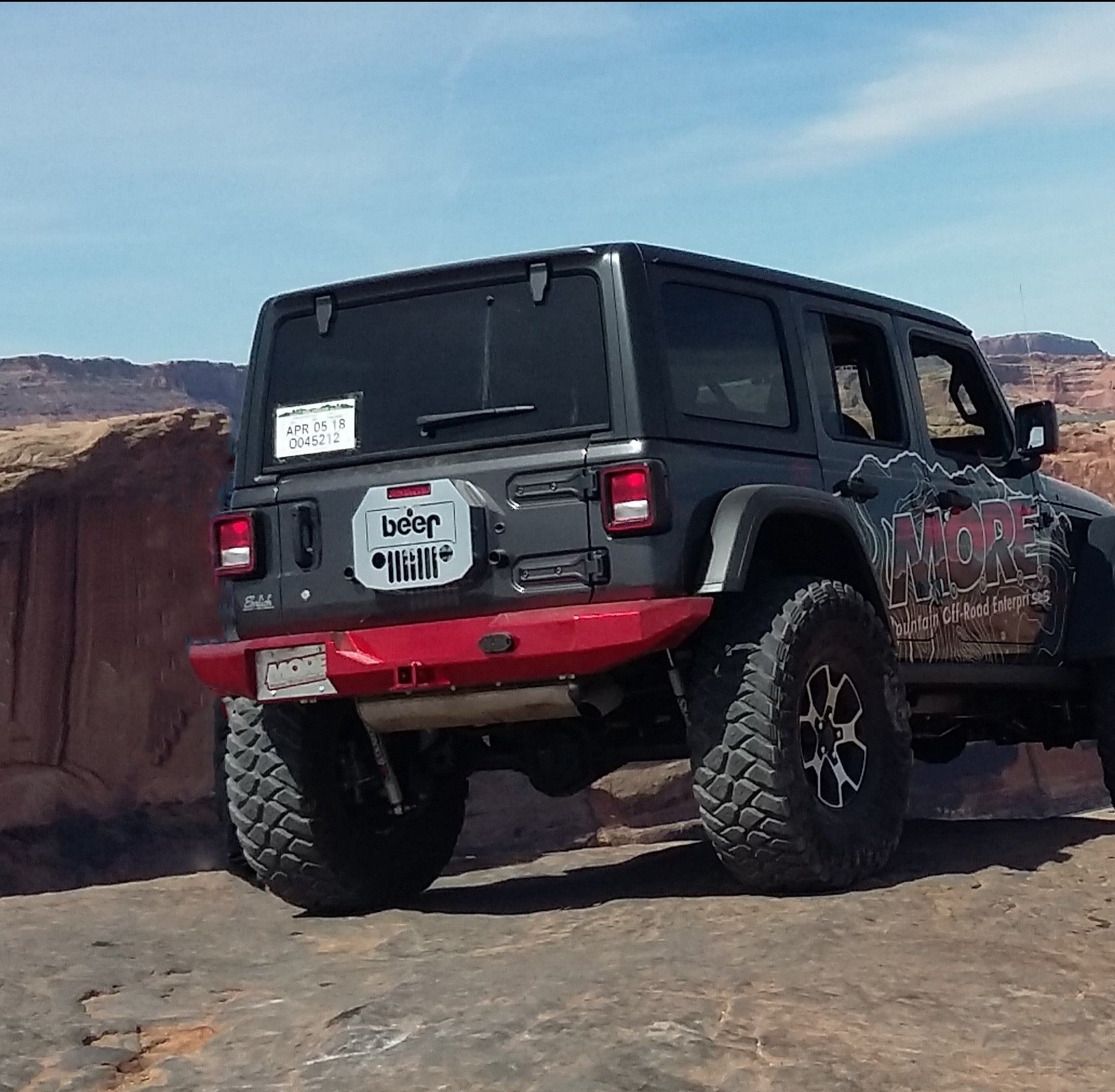 "Rock Proof" Rear Bumper with Clevis Mounts for Jeep Wrangler JL (2018+)-M.O.R.E.