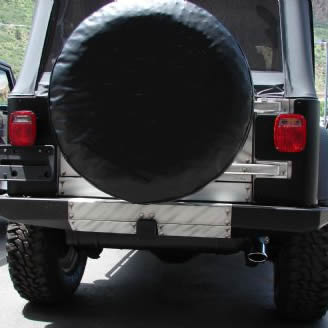 "Rock Proof" Rear Bumper with Clevis Mounts for Jeep Wrangler YJ (1987-95)-M.O.R.E.