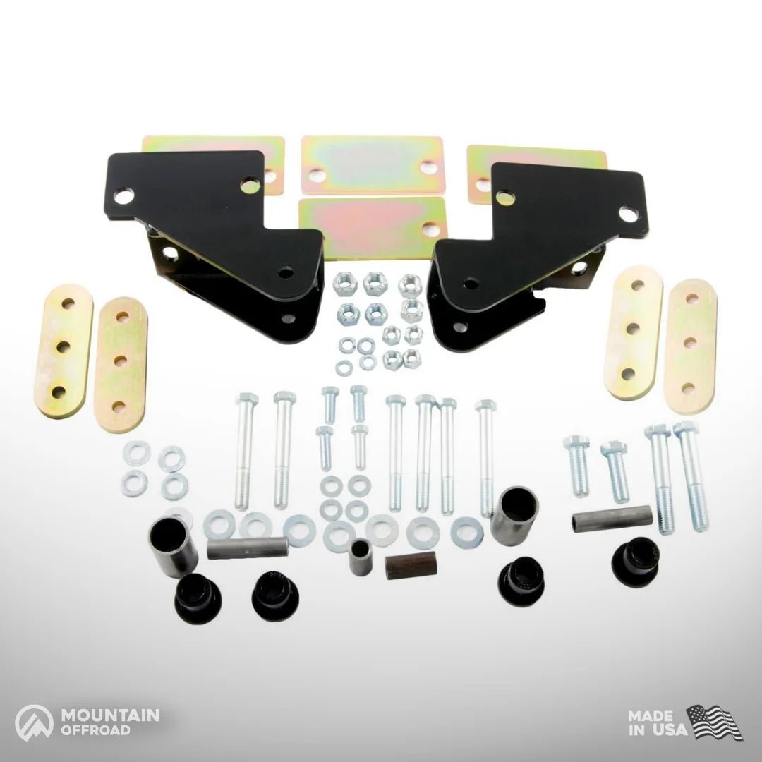 Shackle Reversal System for Jeep CJ (1976-86) with 2.5" YJ Springs-M.O.R.E.