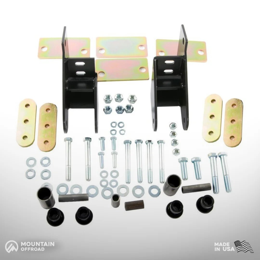 Shackle Reversal System for Jeep CJ (1976-86) with 2.5" YJ Springs-M.O.R.E.