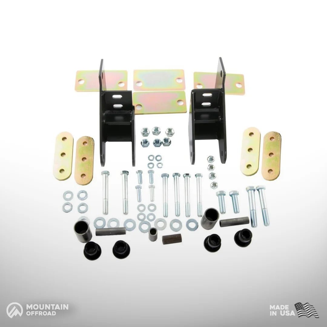 Shackle Reversal System for Jeep CJ (1976-86) with 2.5" YJ Springs-M.O.R.E.