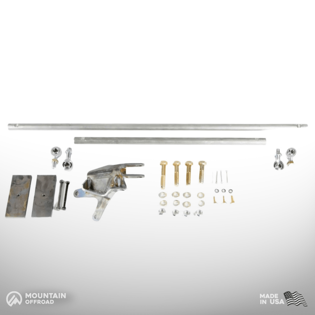 Steering Correction Kit: Stage 1 for Jeep Wrangler YJ (1987-95)-M.O.R.E.
