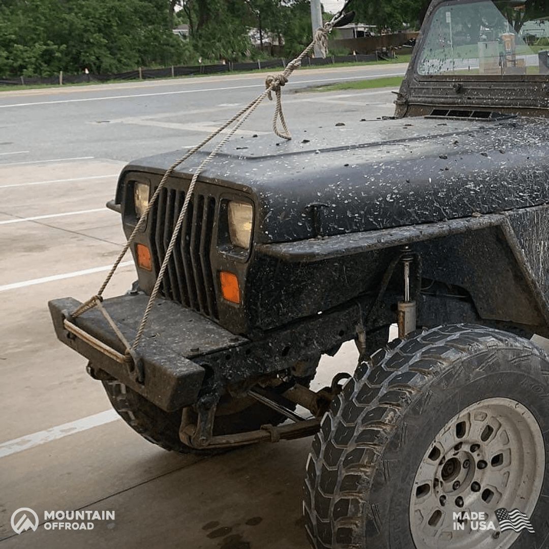 Steering Correction Kit: Stage 1 for Jeep Wrangler YJ (1987-95)-M.O.R.E.