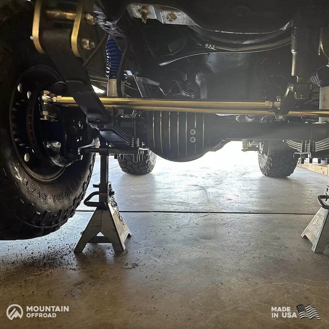 Steering Kit: Tie Rod & Drag Link for Jeep CJ (1972-81) Narrow Track-M.O.R.E.