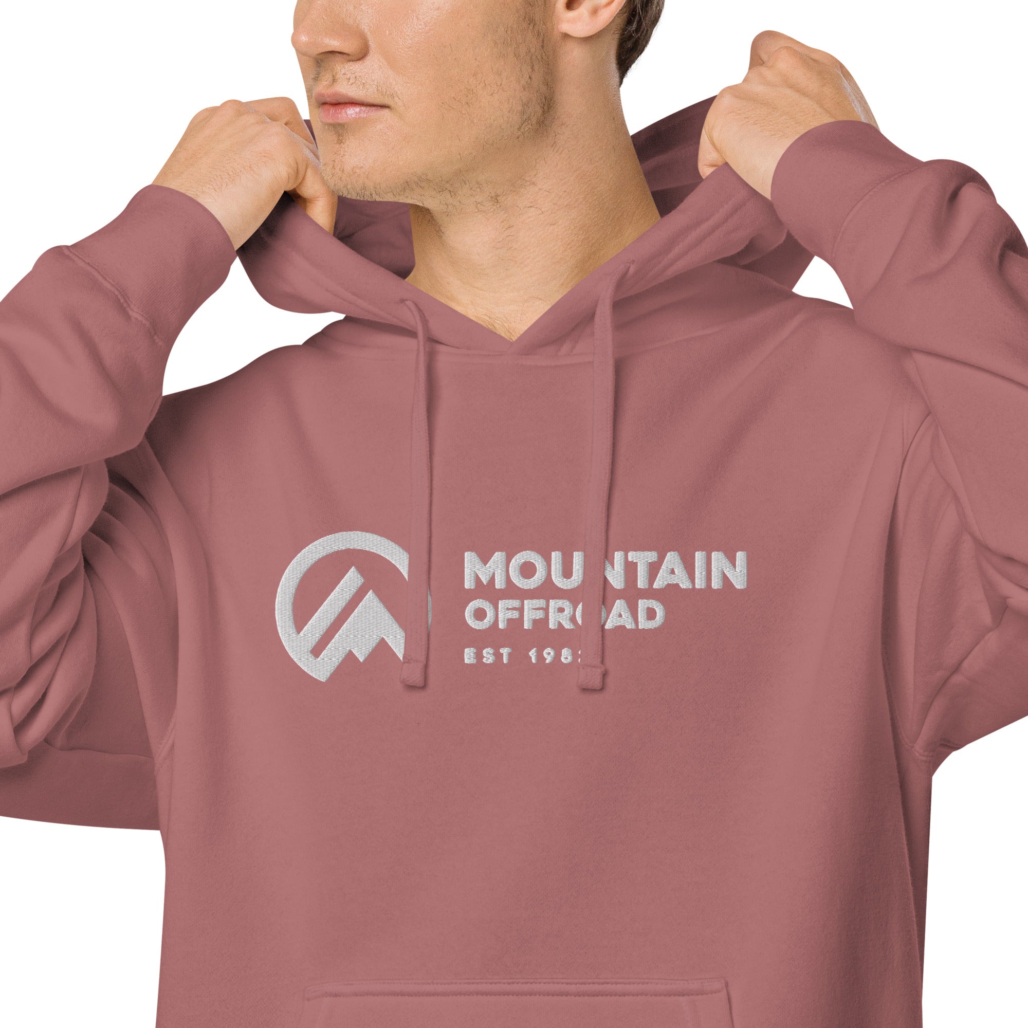 Mountain Offroad Vintage Pigment-Dyed Hoodie-M.O.R.E.