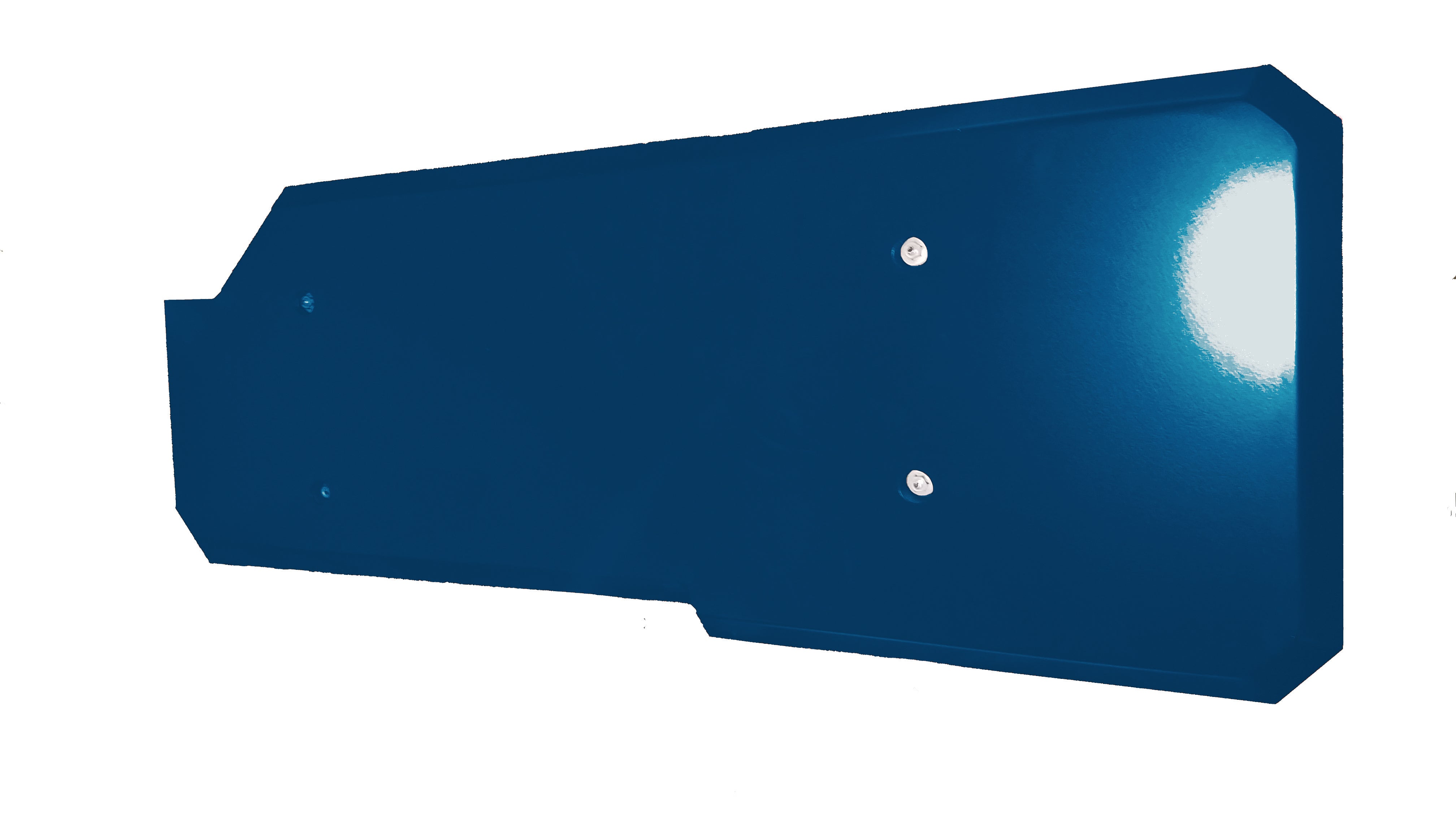 T818 - Dark Blue metal plate add-on