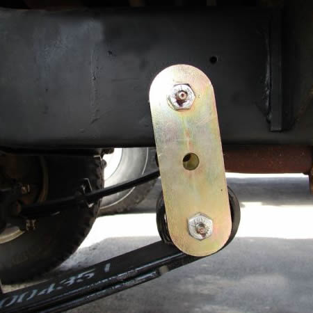 Shackle Reversal System for Jeep CJ (1976-86) with 2.5" YJ Springs-M.O.R.E.