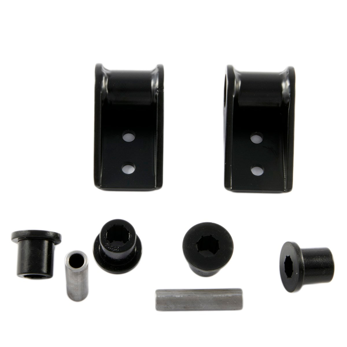 Rear Shackle Hanger System for Jeep CJ (1976-86) with YJ bushings-M.O.R.E.