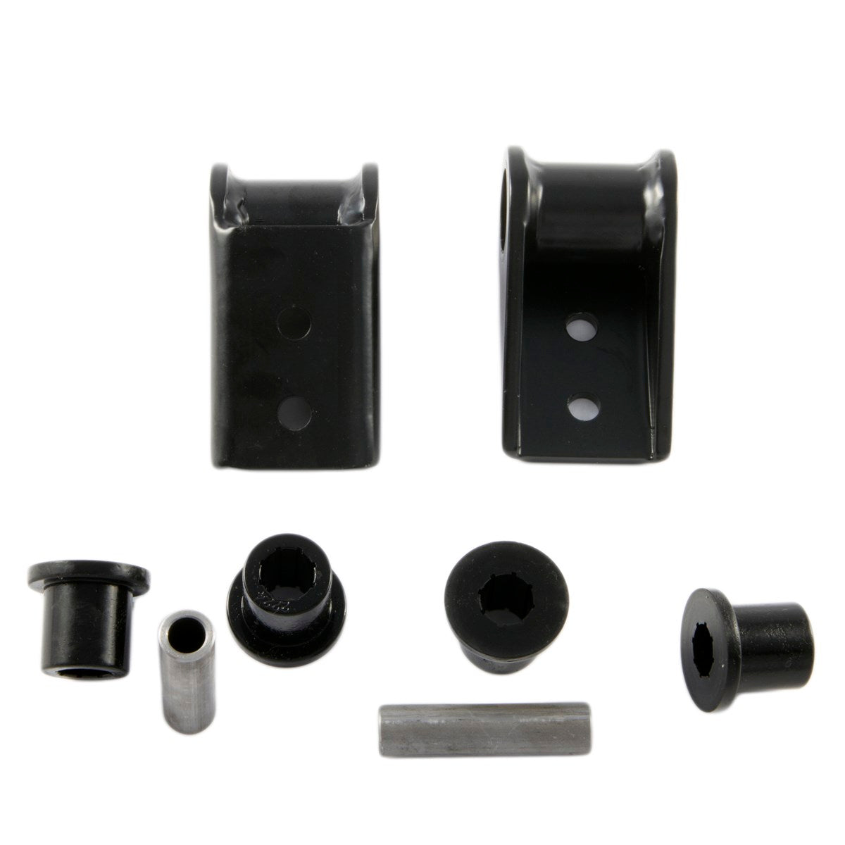 Rear Shackle Hanger System for Jeep CJ (1976-86) with YJ bushings-M.O.R.E.