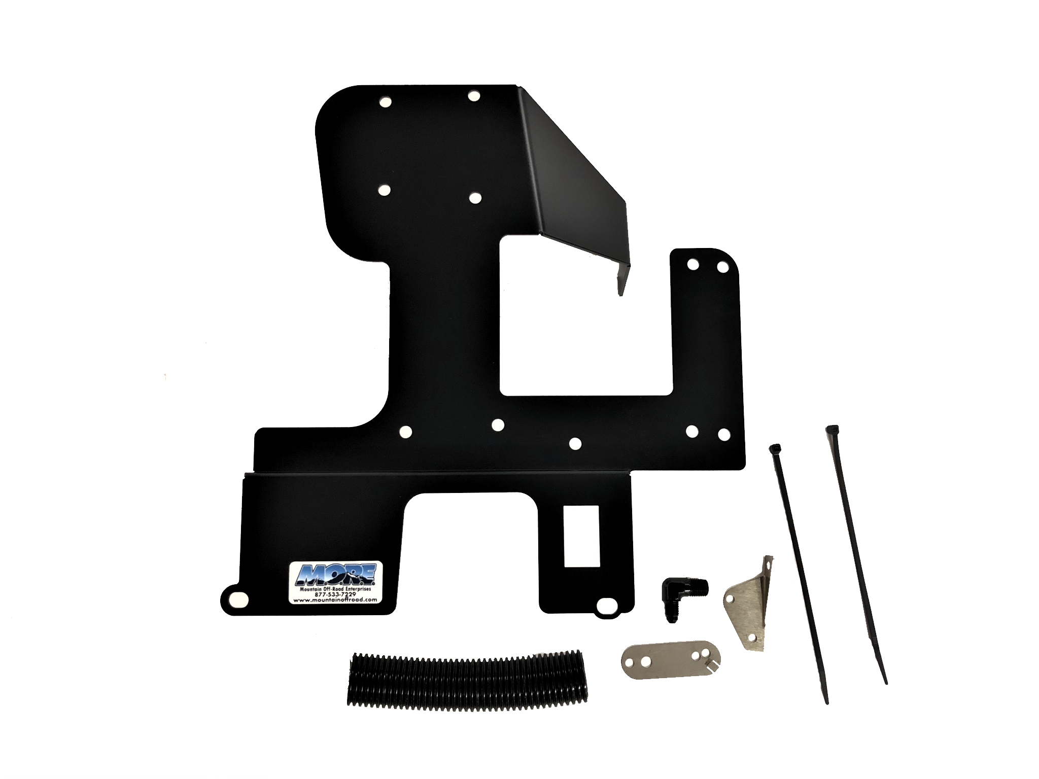 ARB Twin Air Compressor Mounting Bracket (ARBJKUH) Under Hood for Jeep Wrangler JK (2007-18)-M.O.R.E.