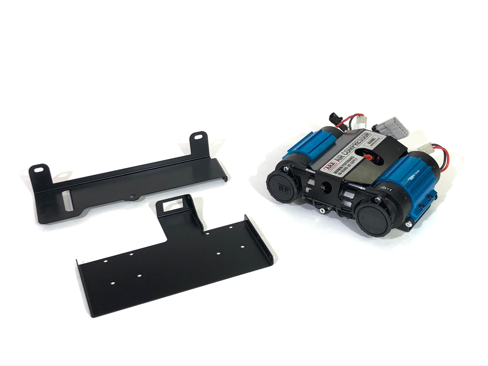 Bundle Pricing: ARB Mounting Bracket (ARBJKR) Rear Cargo & ARB Twin Air Compressor (CKMTA12) for Jeep Wrangler JK Unlimited 4 Door (2007-18)-M.O.R.E.