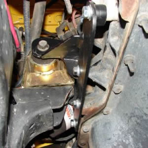 "Bomb Proof" Block Brackets for Jeep Wrangler TJ (1997-99) with 4.0L engine-M.O.R.E.