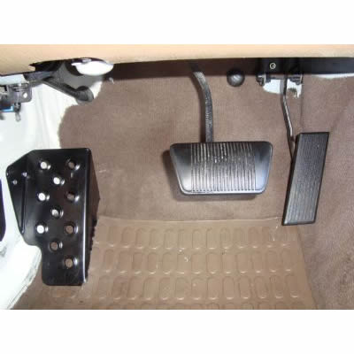 Dead Pedal for Jeep Wrangler TJ (1997-06) & LJ (2004-06) Driver side-M.O.R.E.