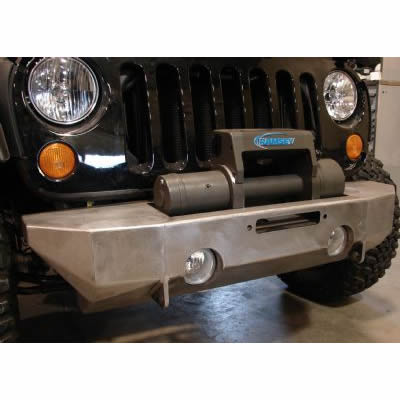 "Rock Proof" Front Bumper w/o Tube Work for Jeep Wrangler JK (2007-18)-M.O.R.E.