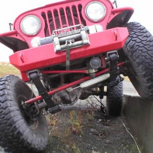 "Rock Proof" Front Bumper: Stubby for Jeep CJ-5, CJ-7, & CJ-8 (1976-86)-M.O.R.E.