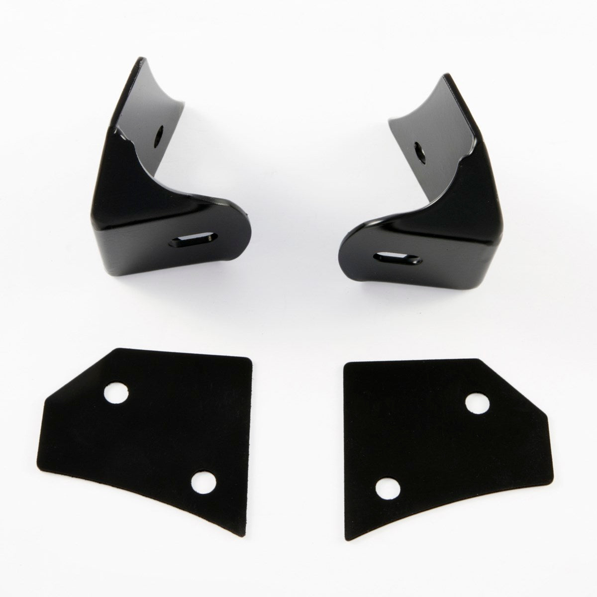 Windshield Light Brackets: Black (07+ JK)-M.O.R.E.