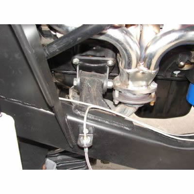 "Bomb Proof" Motor Mount Conversion Kit Chevy V6/V8 for Jeep CJ (1972-86)-M.O.R.E.